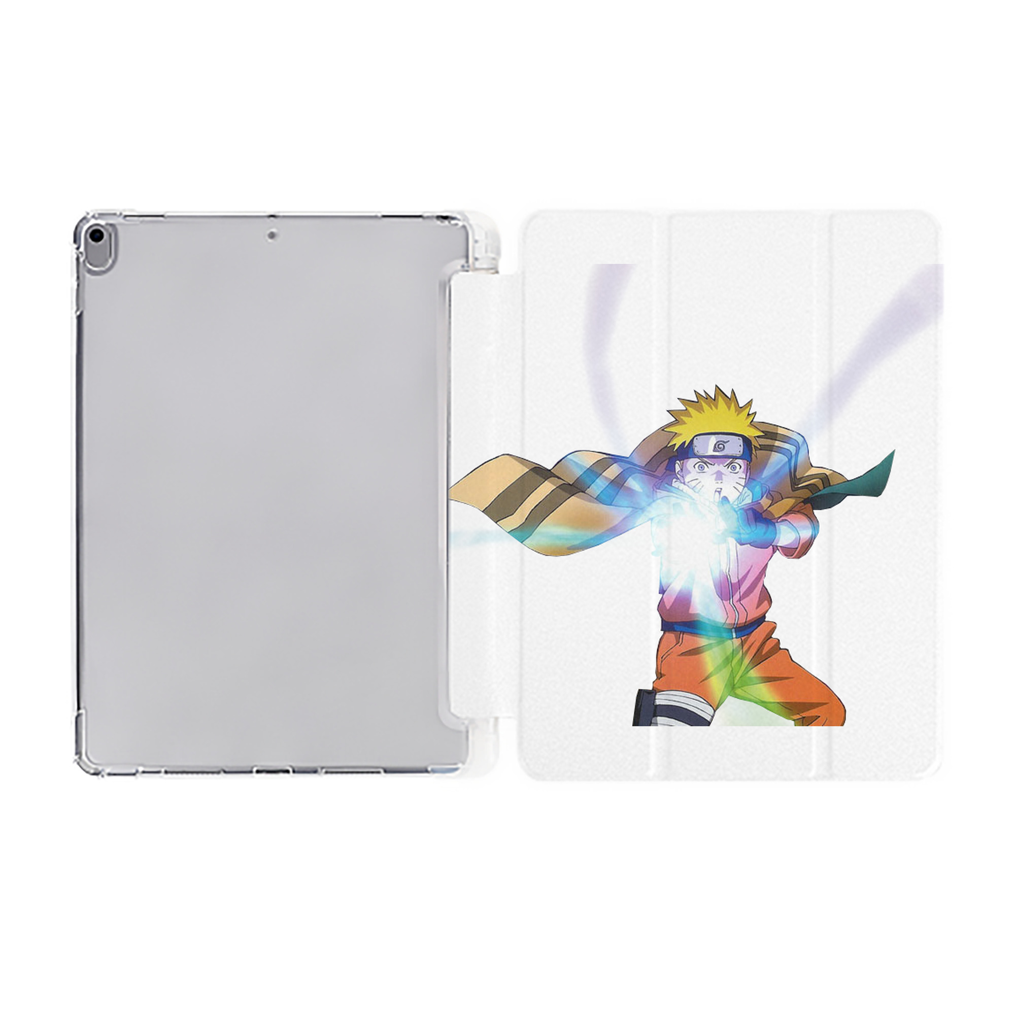 （画像用） NARUTO -ナルト- うずまき ナルト Uzumaki Naruto IPad ケース ペン収納付き 三つ折りスタンド PUレザー×シリコン 対応機種9.5/10.5/10.9インチ
